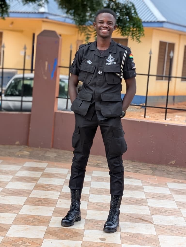 Custom tailored police uniform